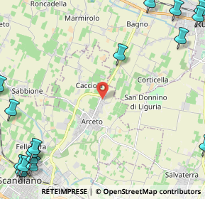 Mappa Via Gazzolo, 42019 Arceto RE, Italia (3.9895)