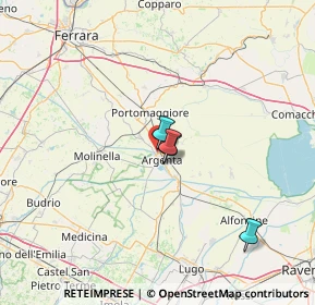 Mappa Via Pioppa Storta, 44011 Argenta FE, Italia (41.53917)