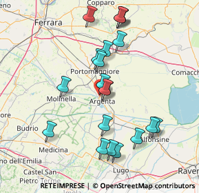 Mappa Via Pioppa Storta, 44011 Argenta FE, Italia (15.26)