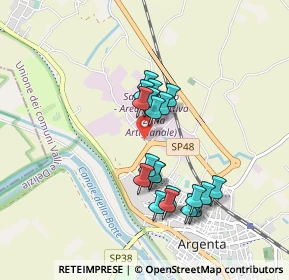 Mappa Via Pioppa Storta, 44011 Argenta FE, Italia (0.7625)