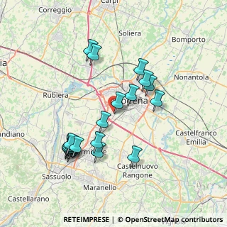 Mappa Via Fausta Massolo, 41126 Modena MO, Italia (7.503)