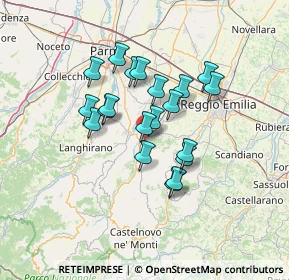 Mappa 42020 San Polo d'Enza RE, Italia (10.7675)