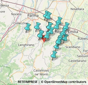 Mappa 42020 San Polo d'Enza RE, Italia (10.525)