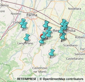 Mappa 42020 San Polo d'Enza RE, Italia (11.81176)