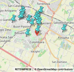Mappa Strada Vaciglio Centro, 41125 Modena MO, Italia (1.92118)