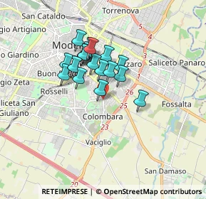 Mappa Strada Vaciglio Centro, 41125 Modena MO, Italia (1.2895)