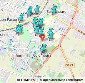 Mappa Str. Vaciglio Centro, 41125 Modena MO, Italia (0.8665)