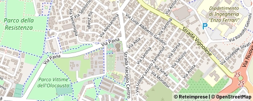 Mappa Módena