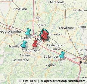 Mappa Str. Vaciglio Centro, 41125 Modena MO, Italia (6.08667)