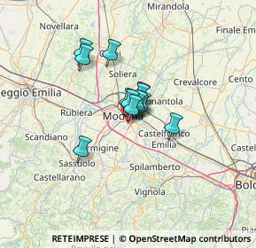 Mappa Str. Vaciglio Centro, 41125 Modena MO, Italia (7.32692)