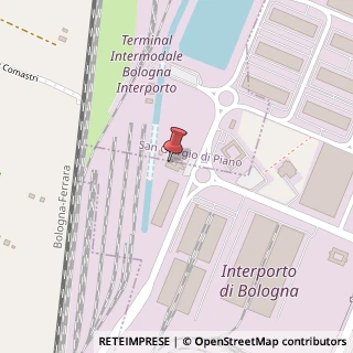 Mappa 1 Localita' Interporto Centro Doganale, Bentivoglio, BO 40010, 40010 Area Produttiva Interporto BO, Italia, 40010 Bentivoglio, Bologna (Emilia Romagna)