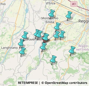 Mappa Via Don Pasquino Borghi, 42020 San Polo d'Enza RE, Italia (5.96933)