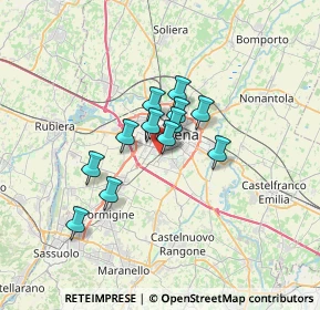 Mappa Strada Panni, 41125 Modena MO, Italia (4.5975)