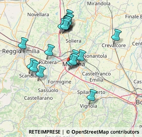 Mappa Strada Panni, 41125 Modena MO, Italia (14.265)