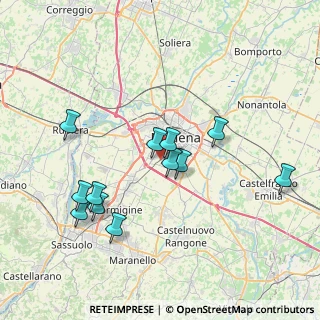 Mappa Stradello San Giuliano, 41126 Modena MO, Italia (7.42667)