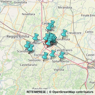 Mappa Stradello San Giuliano, 41126 Modena MO, Italia (8.16737)