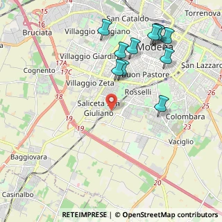 Mappa Stradello San Giuliano, 41126 Modena MO, Italia (2.34545)