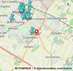 Mappa Via Campobasso, 41126 Modena MO, Italia (2.50385)