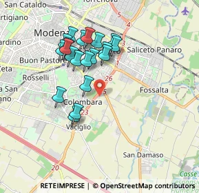 Mappa Via Campobasso, 41126 Modena MO, Italia (1.65)