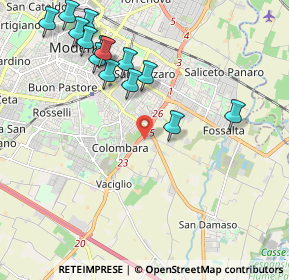 Mappa Via Campobasso, 41126 Modena MO, Italia (2.32786)