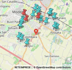 Mappa Via Campobasso, 41126 Modena MO, Italia (2.023)