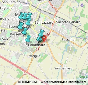 Mappa Via Campobasso, 41126 Modena MO, Italia (1.79455)