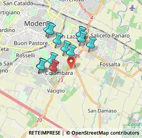 Mappa Via Campobasso, 41126 Modena MO, Italia (1.43923)
