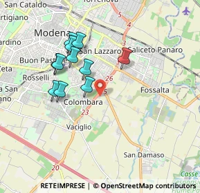 Mappa Via Campobasso, 41126 Modena MO, Italia (1.64545)