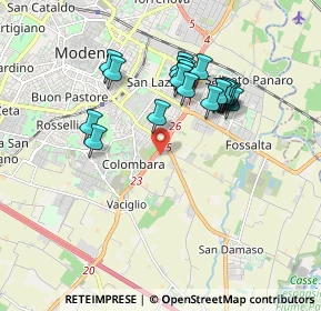 Mappa Via Campobasso, 41126 Modena MO, Italia (1.653)
