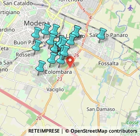 Mappa Via Campobasso, 41126 Modena MO, Italia (1.4065)