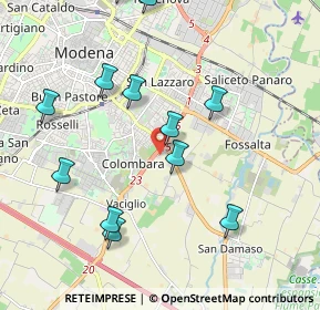 Mappa Via Campobasso, 41126 Modena MO, Italia (2.205)