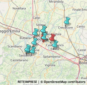 Mappa Via Campobasso, 41126 Modena MO, Italia (9.53455)