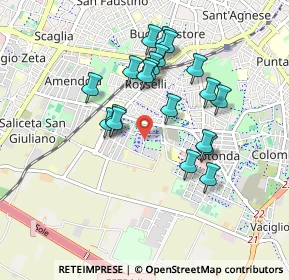 Mappa Via Rocco Chinnici, 41125 Modena MO, Italia (0.813)