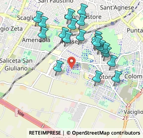 Mappa Via Rocco Chinnici, 41125 Modena MO, Italia (0.975)