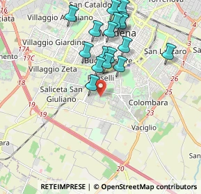 Mappa Via Rocco Chinnici, 41125 Modena MO, Italia (1.90118)