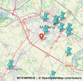 Mappa 41126 Modena MO, Italia (5.78286)