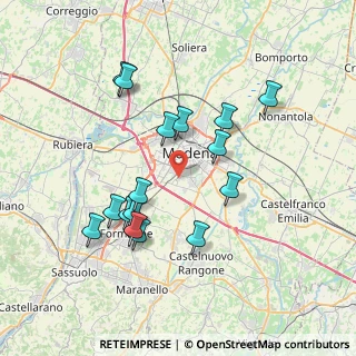 Mappa 41126 Modena MO, Italia (7.22313)
