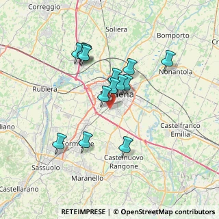 Mappa 41126 Modena MO, Italia (6.34786)