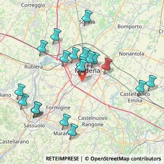 Mappa 41126 Modena MO, Italia (8.9215)