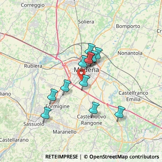 Mappa 41126 Modena MO, Italia (5.78667)