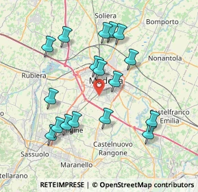 Mappa 41126 Modena MO, Italia (7.66294)