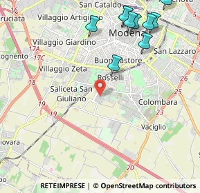 Mappa 41126 Modena MO, Italia (2.83091)