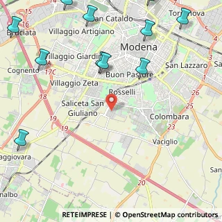 Mappa 41126 Modena MO, Italia (3.26455)