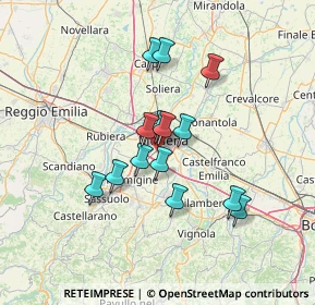 Mappa 41126 Modena MO, Italia (11.05786)