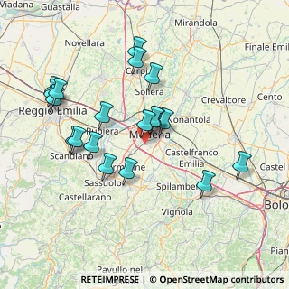 Mappa 41126 Modena MO, Italia (15.05)