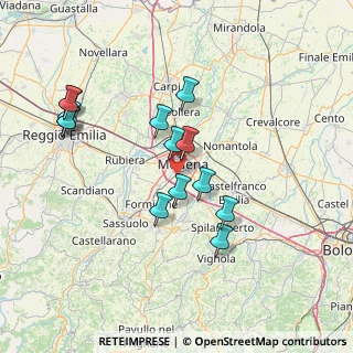 Mappa 41126 Modena MO, Italia (14.56071)