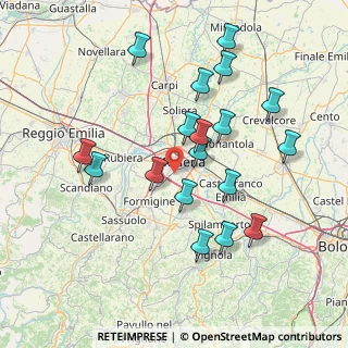 Mappa 41126 Modena MO, Italia (15.12667)