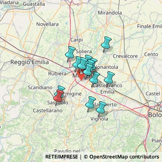 Mappa 41126 Modena MO, Italia (8.88571)