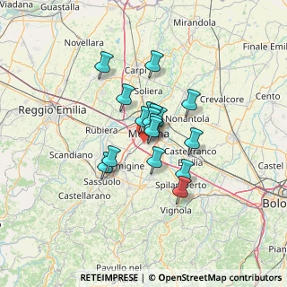 Mappa 41126 Modena MO, Italia (8.68471)