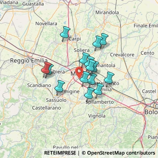 Mappa 41126 Modena MO, Italia (10.33733)